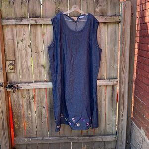Anna Maxwell denim dress sz. 3X